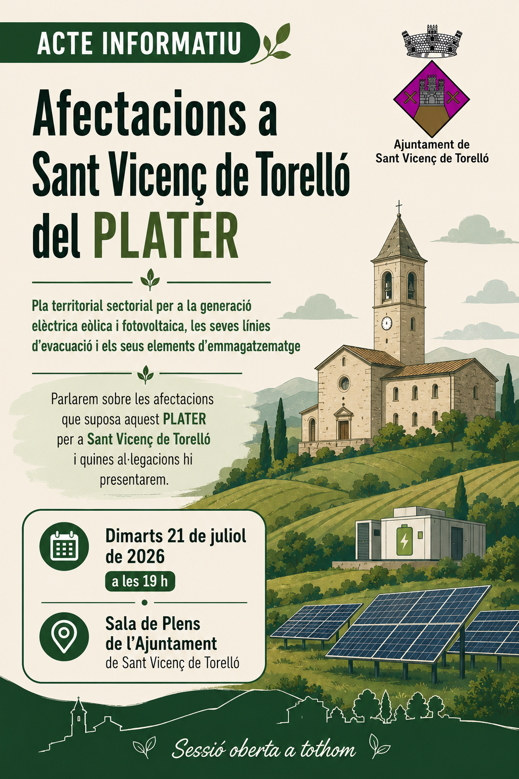 EL PLATER AL NOSTRE MUNICIPI