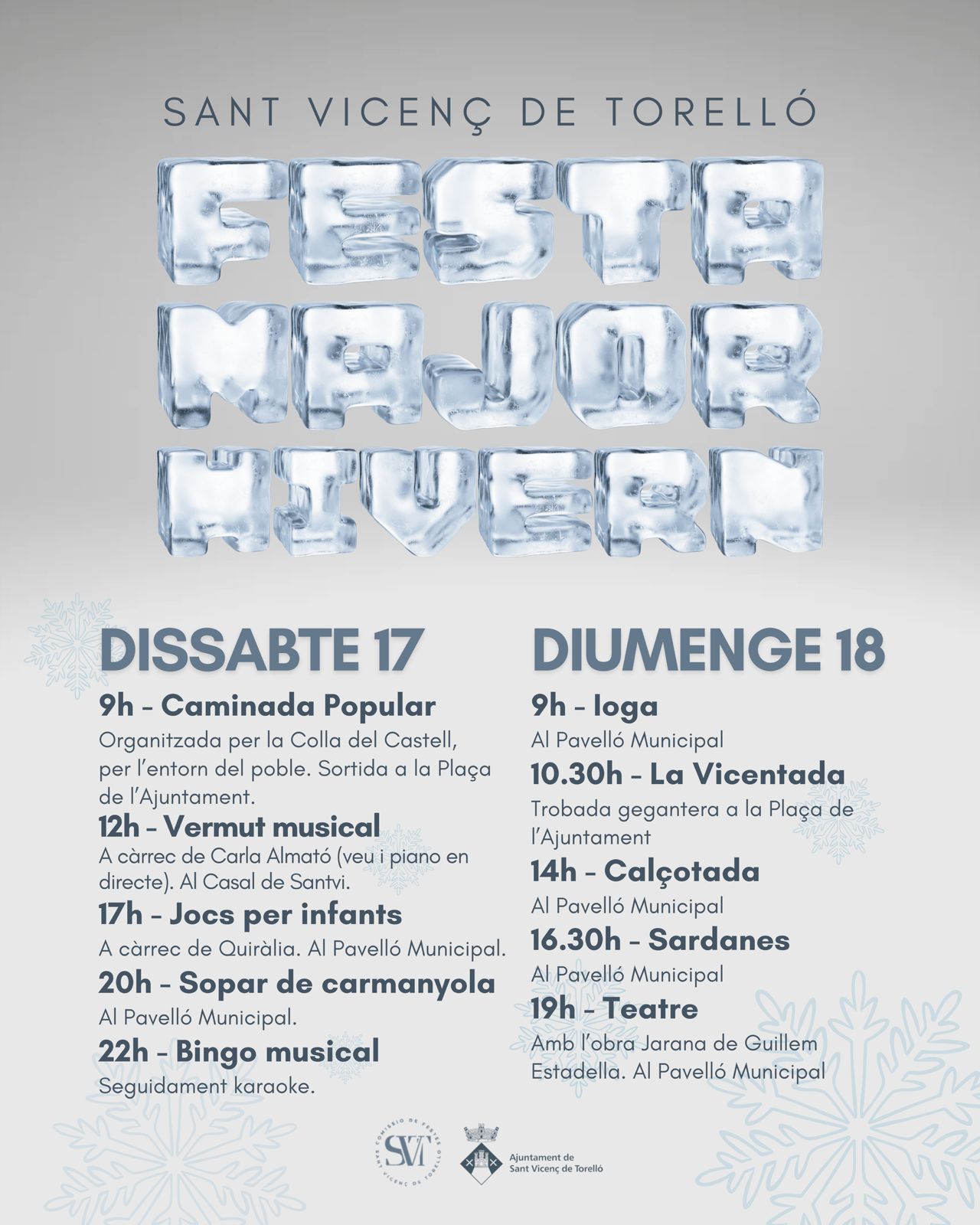 FESTA MAJOR D'HIVERN a Sant Vicen&ccedil; de Torell&oacute;