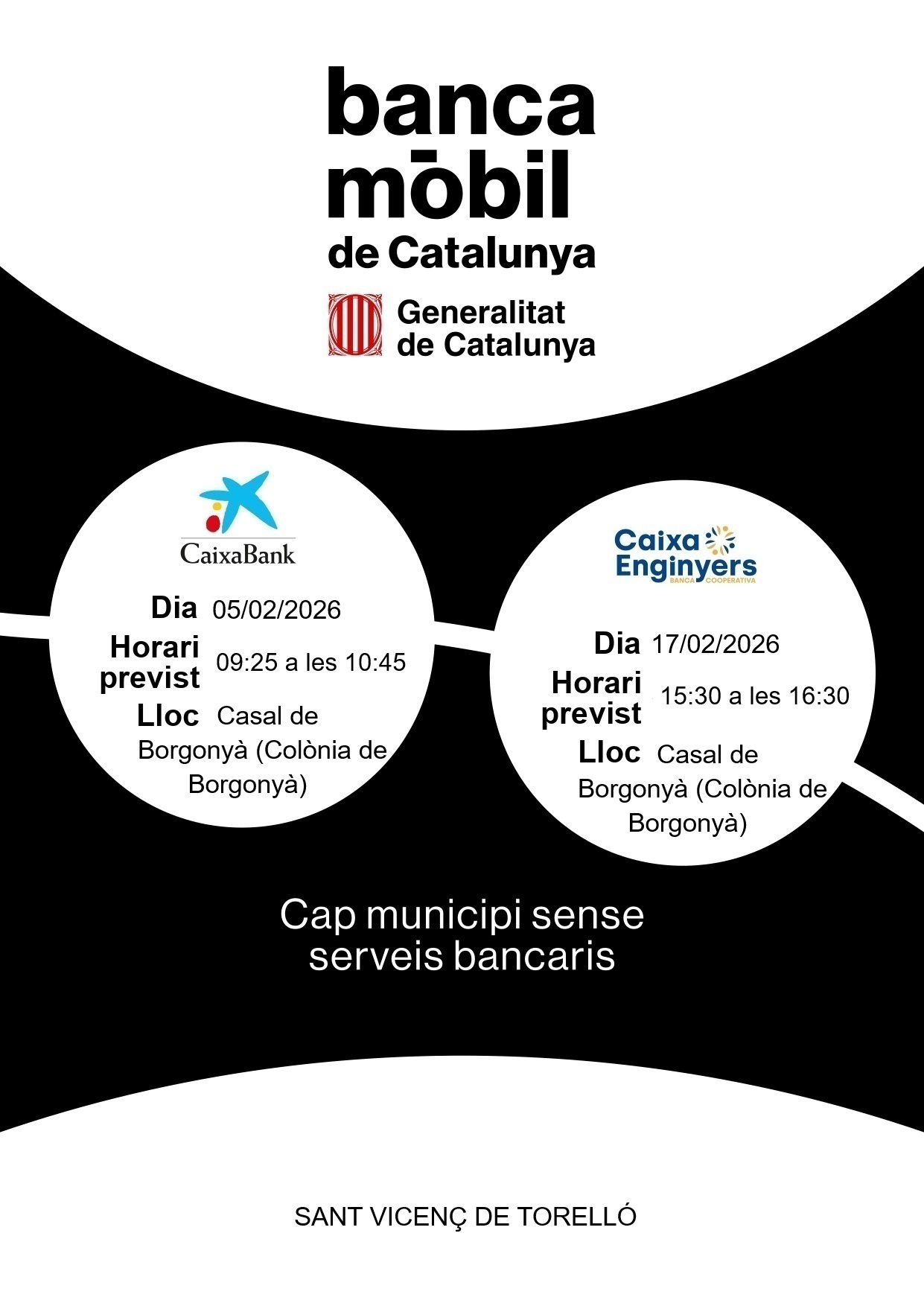 SERVEI DE BANCA M&Ograve;BIL A BORGONY&Agrave;