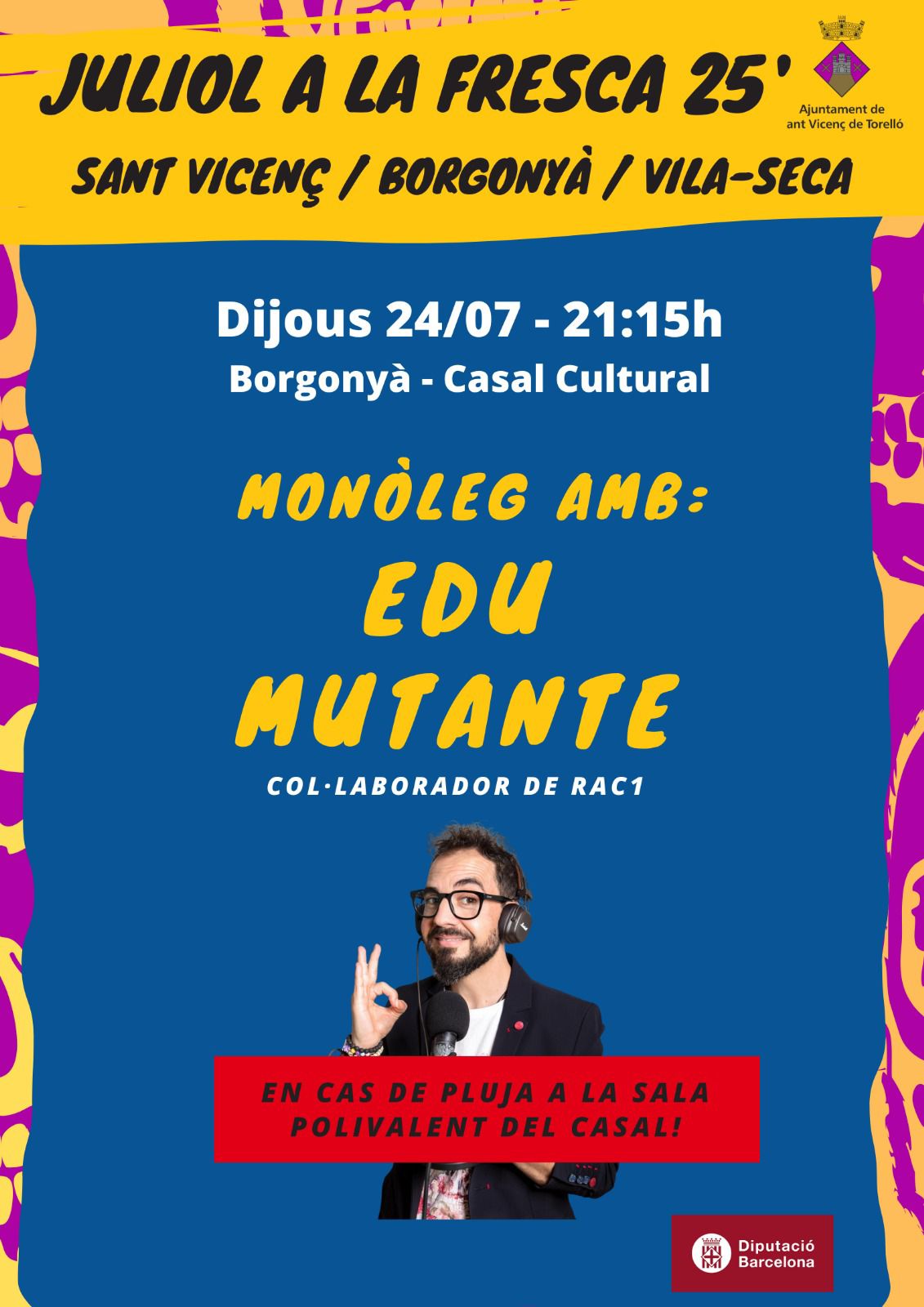 JULIOL A LA FRESCA 2025 - MONÒLEG AMB 