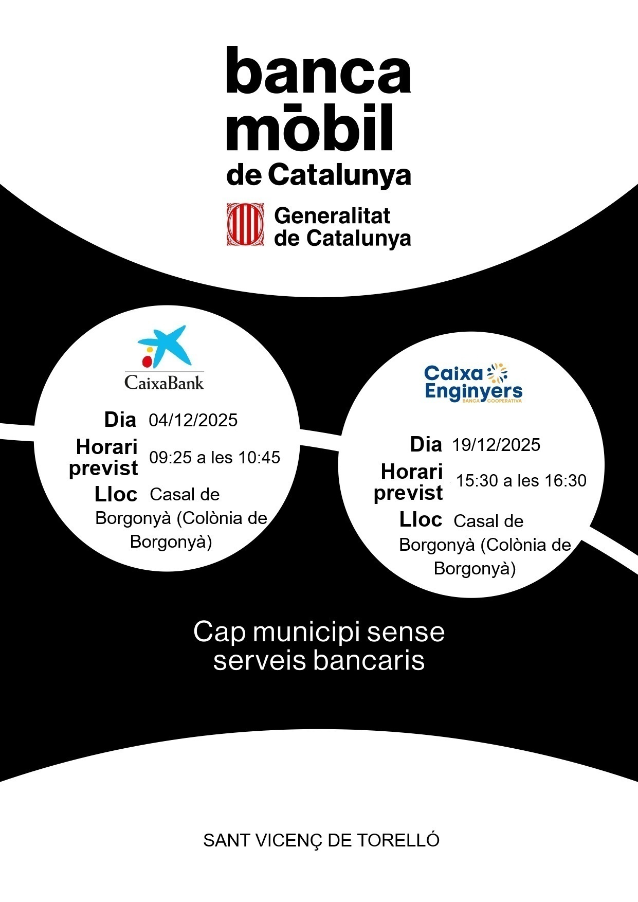 SERVEI DE BANCA M&Ograve;BIL A BORGONY&Agrave;