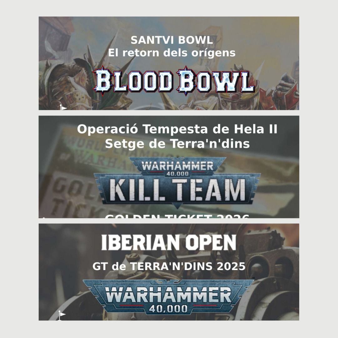 CAMPIONAT DE BLOOD BOWL, KILL TEAM I WARHAMMER