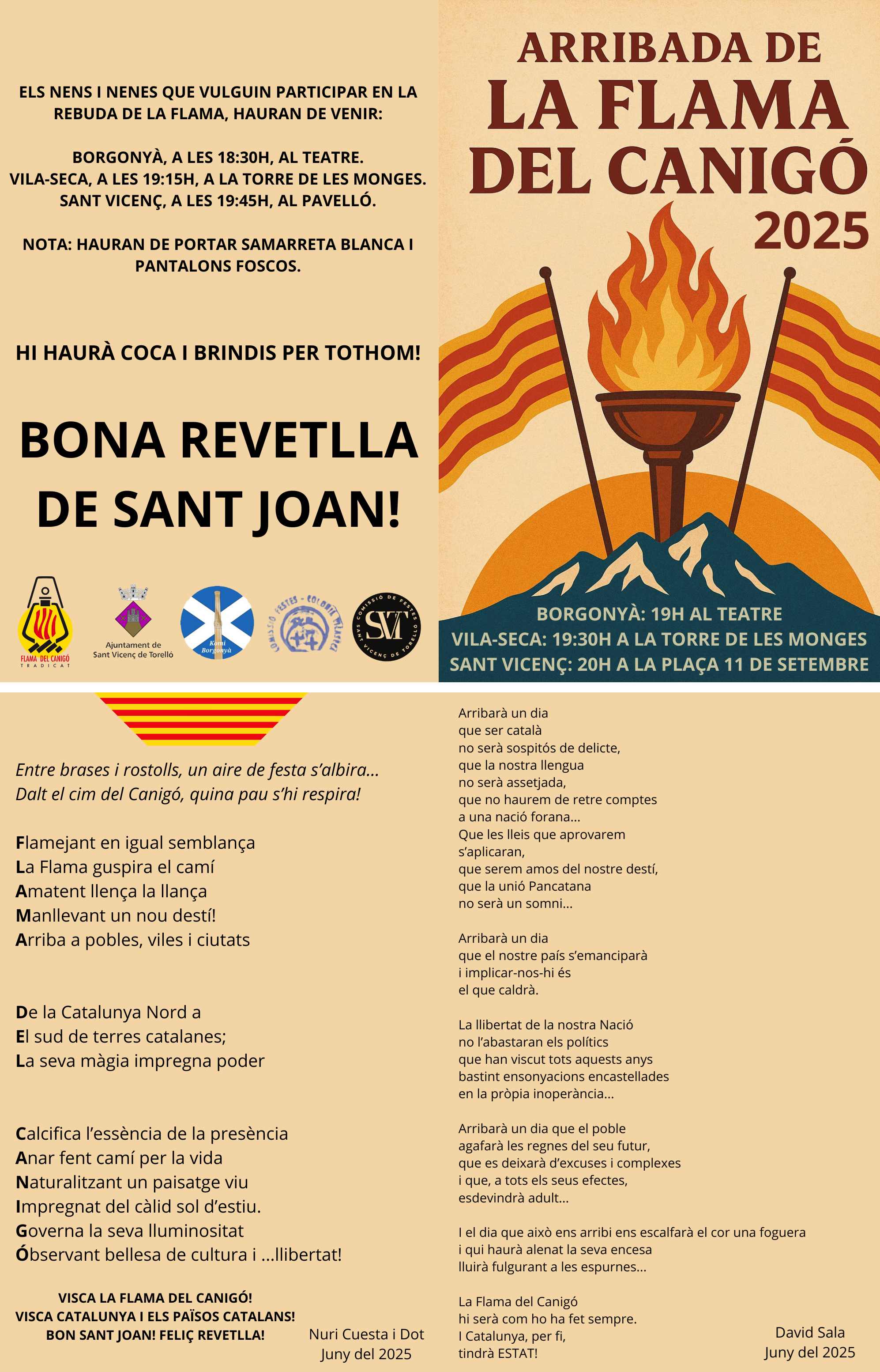 FLAMA DEL CANIGÓ 2025