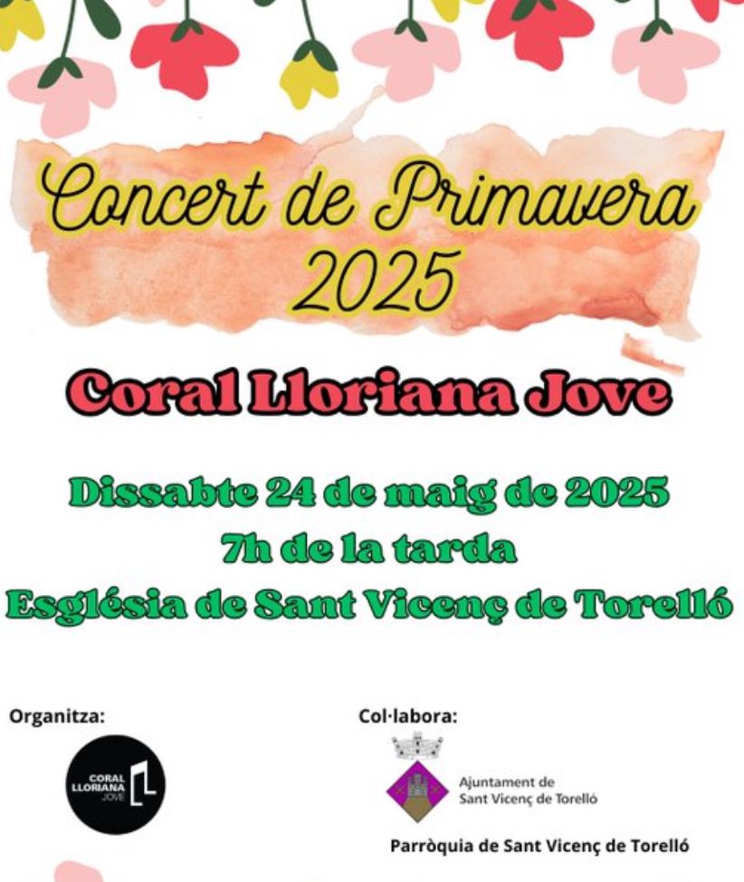 CONCERT DE PRIMAVERA CORAL LLORIANA JOVE