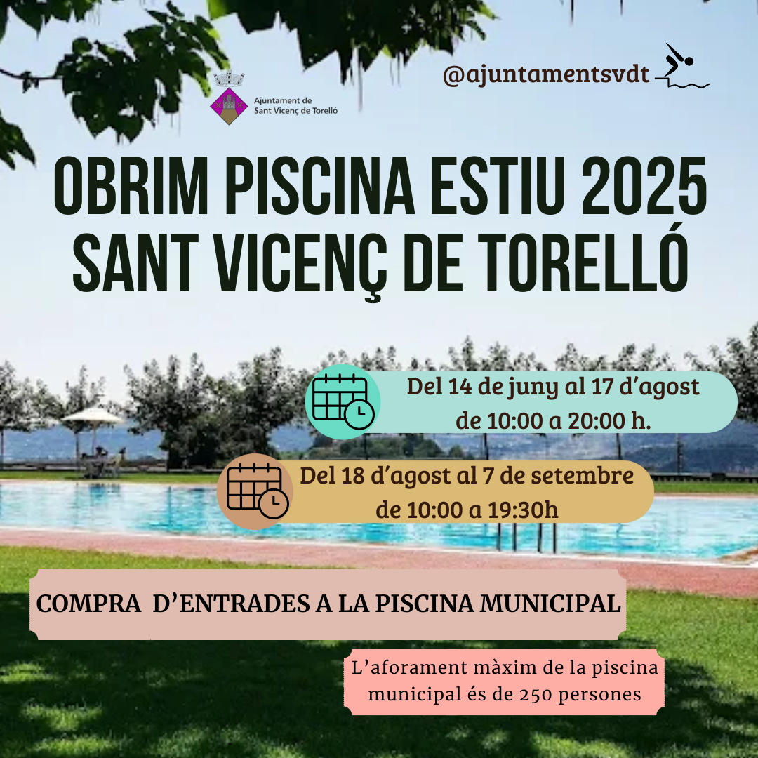OBRIM PISCINA D'ESTIU